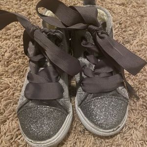 Silver shoes